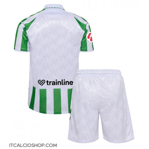 Real Betis Prima Maglia Bambino 2024-25 Manica Corta (+ Pantaloni corti)